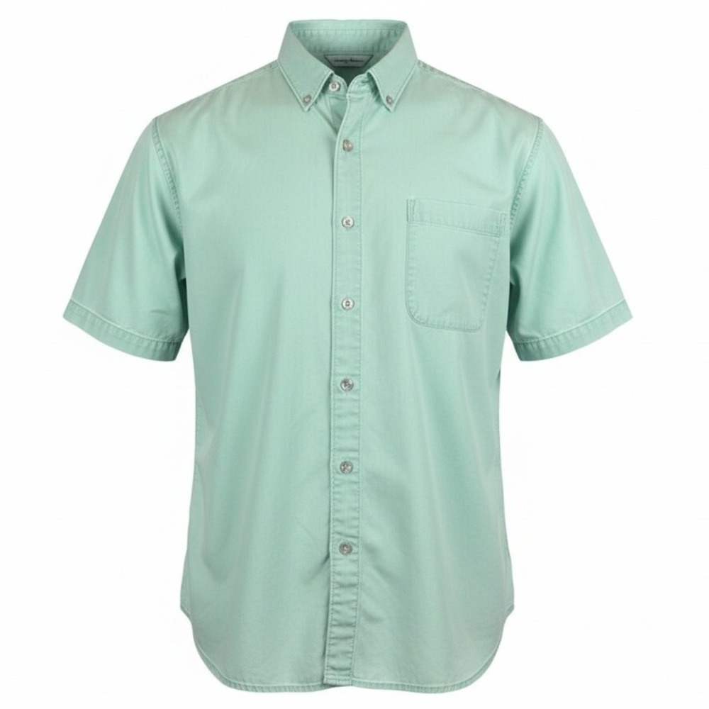 Tommy Bahama Men's Green Extra large Button Up Shirt Casual/relax